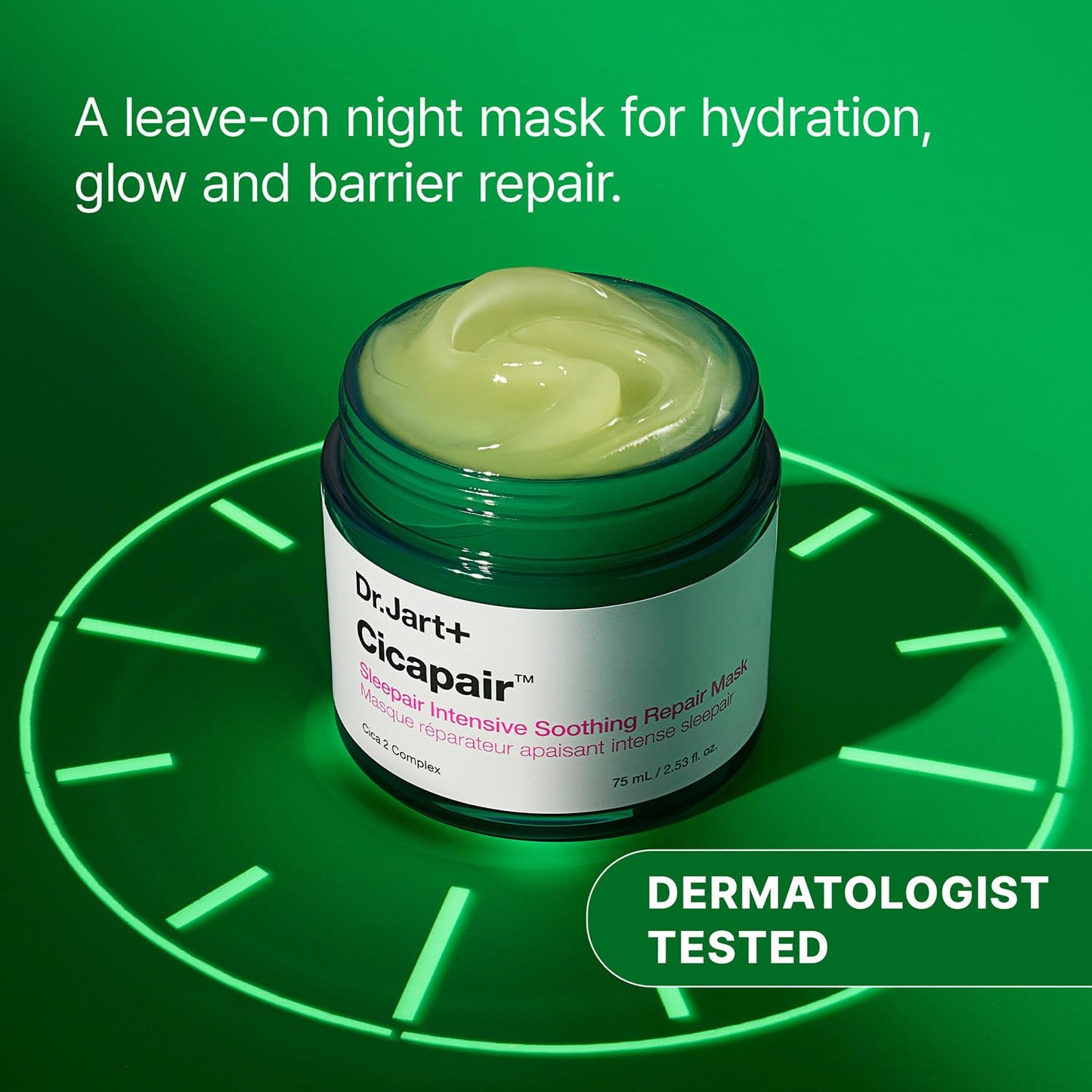 Cicapair Sleepair Intensive Repair Night Korean Face Mask with Centella Asiatica | Overnight Face Mask for Glass Skin and Skin Barrier Repair | Korean Skin Care, 2.53 Fl Oz