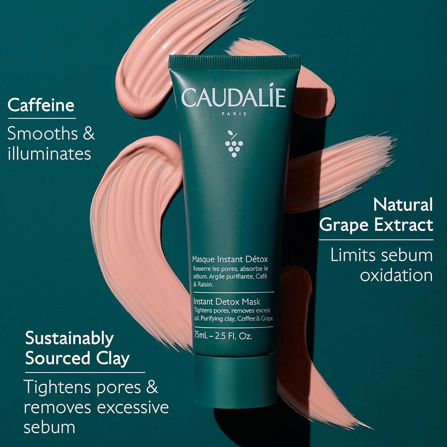 Instant Detox Mask Pore Minimizing - Visibly Eliminates Excess Sebum and Visibly Tightens Pores in as Little as 10 Minutes