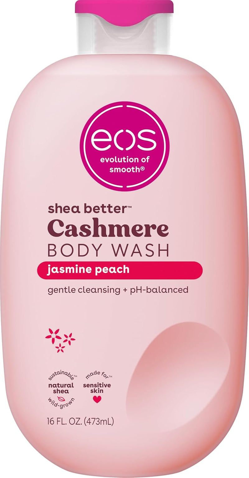 Body Wash, Vanilla, Moisturizing Creamy Gel Formula with Shea Butter, Glycerin, Vitamin E, Ph Balanced, Sensitive Skin, Vegan, 16 Fl Oz