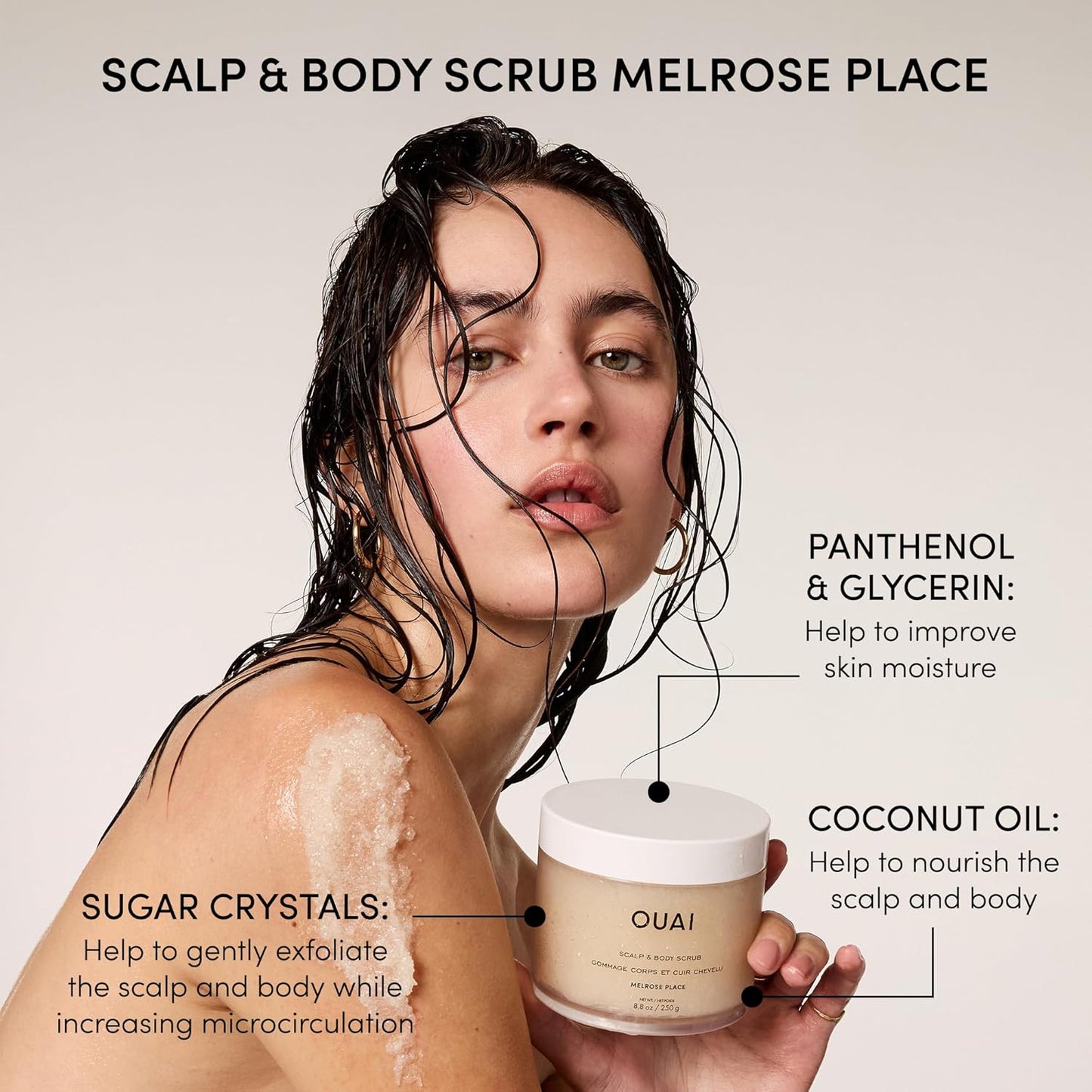 Hair Care Set - Clarifying Shampoo & Exfoliating Scalp Scrub - Deep Cleansing & Balancing - Hair Care Kit with Detox Shampoo & Travel Size Sugar Scrub for Scalp (2 Count)