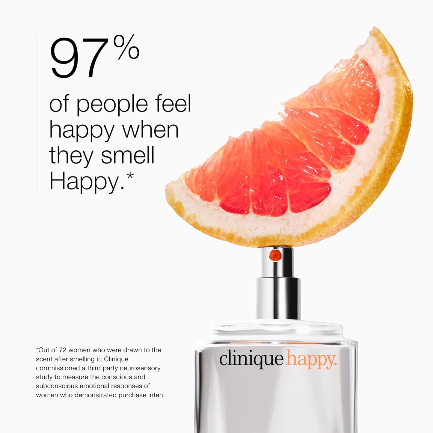Happy Eau De Parfum Spray | Notes of Grapefruit, Bergamot, Hawaiian Wedding Flower + Spring Mimosa | Perfumes for Women