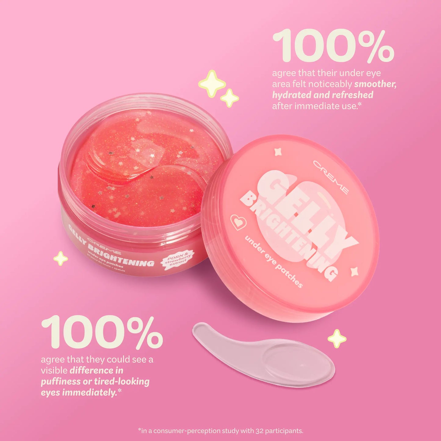 The Crème Shop Glow-To-Go Skincare Bundle - 3 Step To-Go Set & Gelly under Eye Patches for Travel-Friendly Cleansing Hydrating & Refreshing