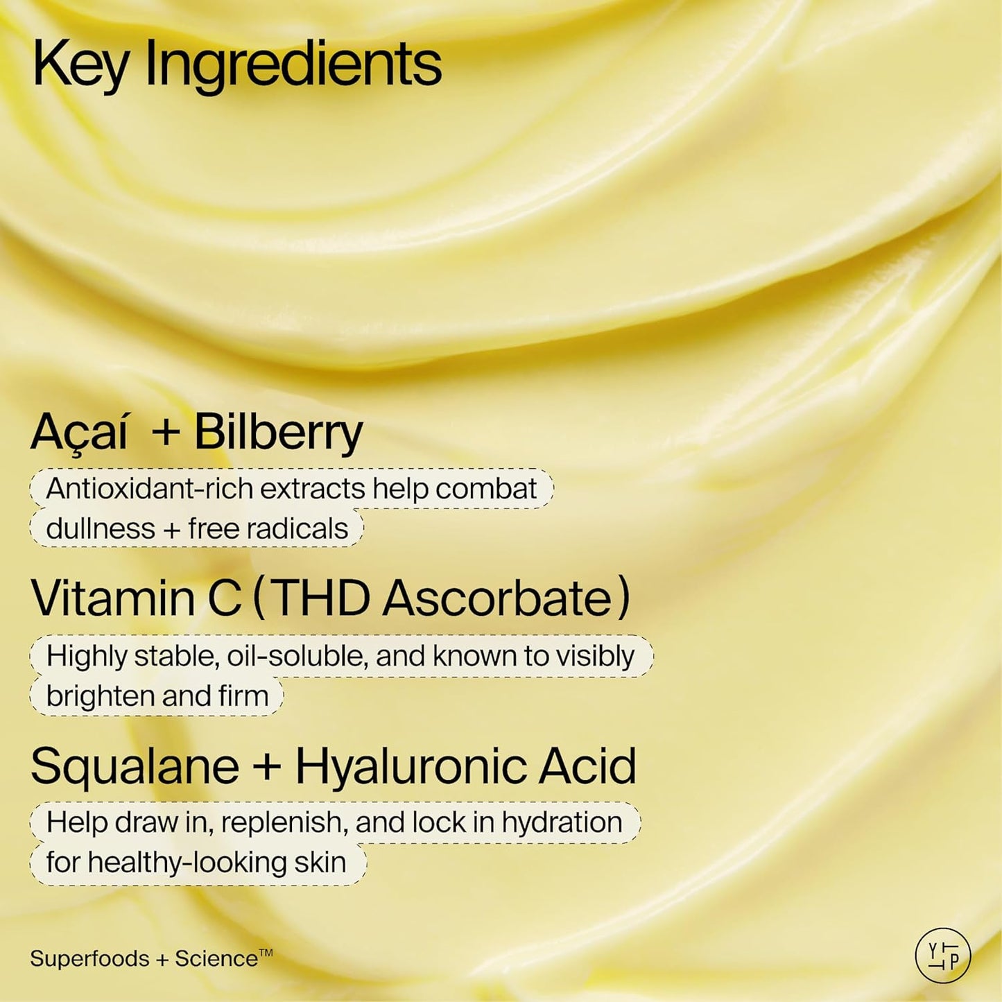 Superberry Hydrate + Glow Dream Mask - Hyaluronic Acid, Squalane, Vitamin C, Face Moisturizer + Overnight Facial, Non-Greasy, Plumps, Brightens, Evens Tone, for Dry + Dull Skin