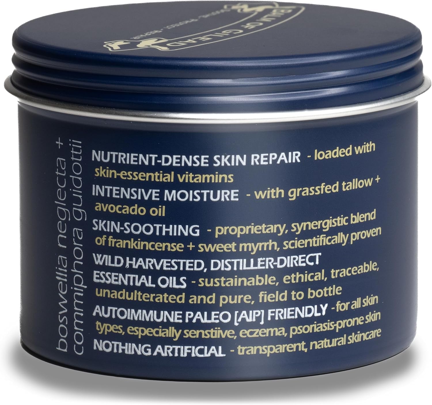 Foot Healing Cream – Frankincense & Sweet Myrrh Moisturizer for Sensitive Skin - Relieving Foot Therapy & Diabetic Skin Healing - Deeply Nourishing & Synergistic Cream