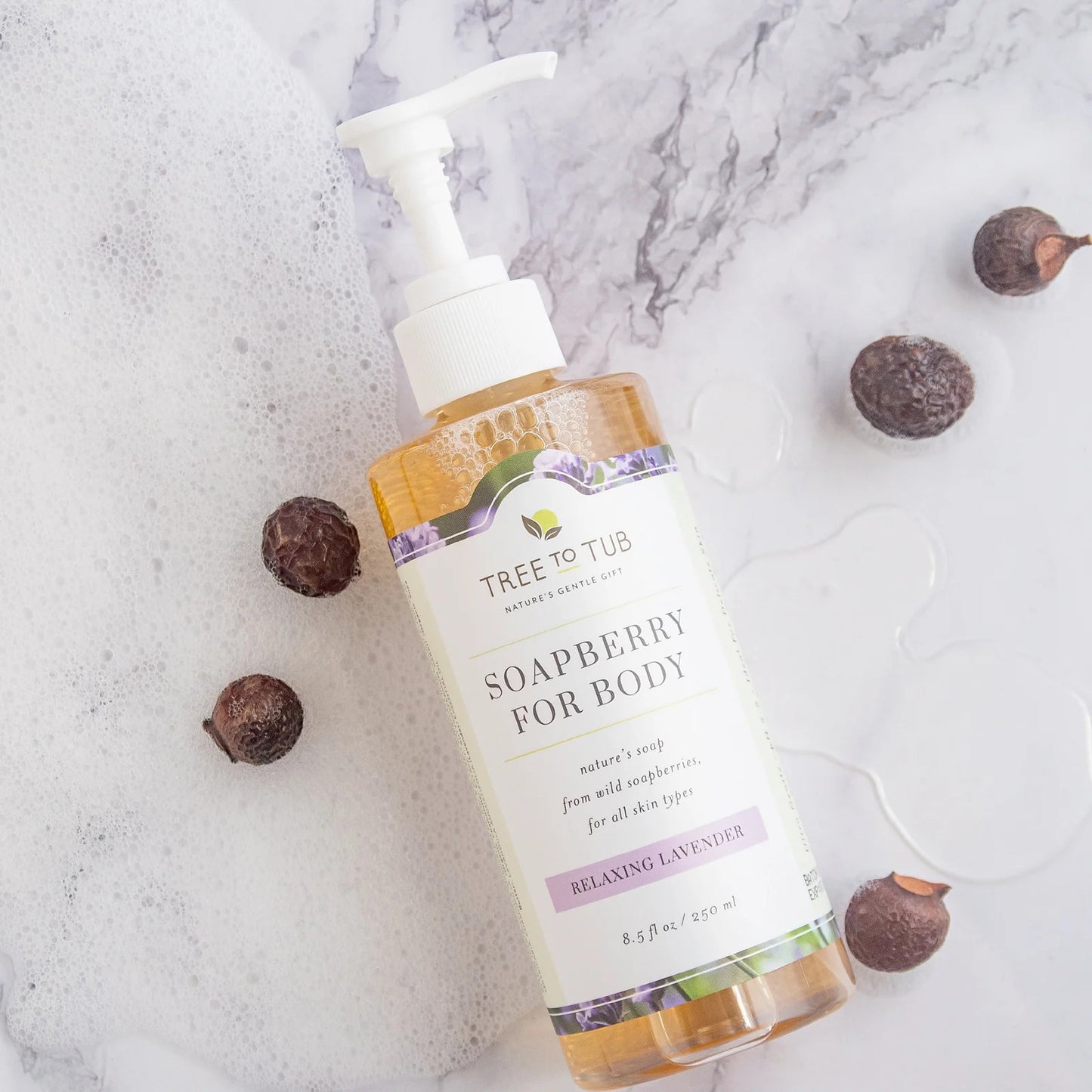 Moisturizing Soapberry Body Wash, Relaxing Lavender, 8.5 Fl Oz (250 Ml)