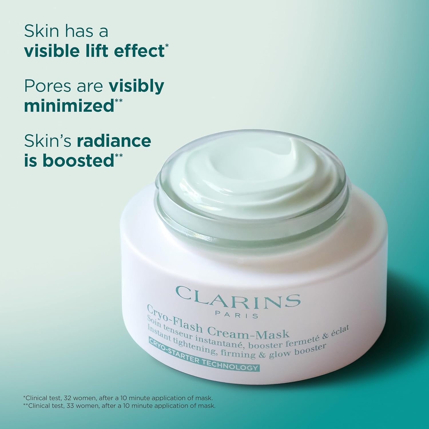 Cryo-Flash Face Mask | Visible Lift Effect in 10 Minutes* | Visibly Minimizes Pores | Boosts Radiance | Pro like Results | All Skin Types