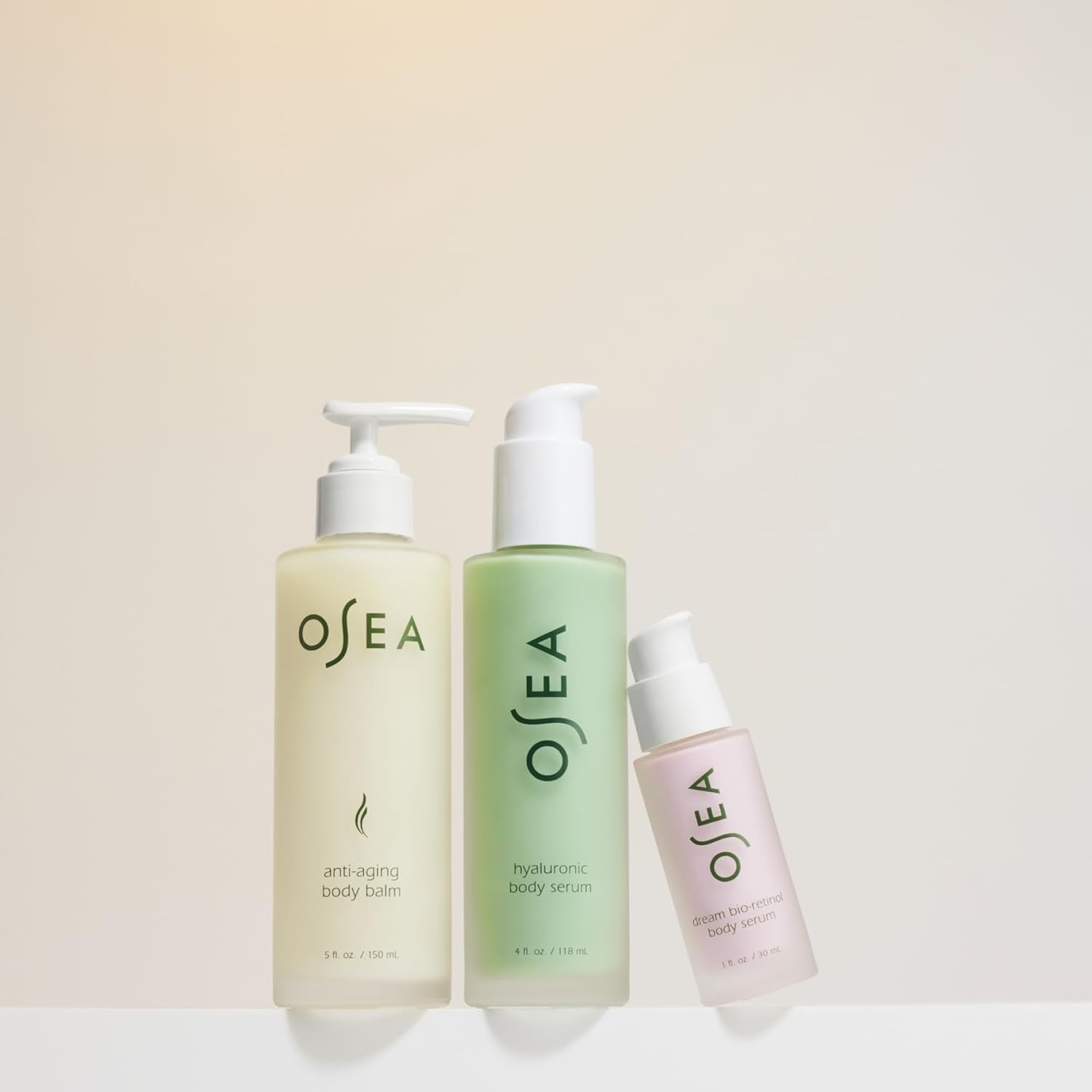 Firm & Hydrate Body Trio – Firming & Hydrating Gift Set with Anti-Aging Balm, Hyaluronic Serum & Travel Size Dream Bio-Retinol Serum