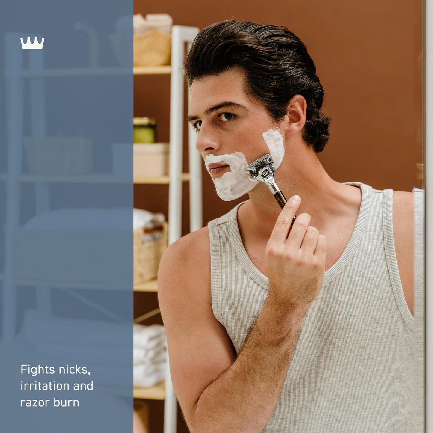 Sensitive Shave Cream, Astonishingly Superior Ultra-Slick Shaving Cream for Men, Fights Nicks, Cuts and Razor Burn, 6 Fl Oz