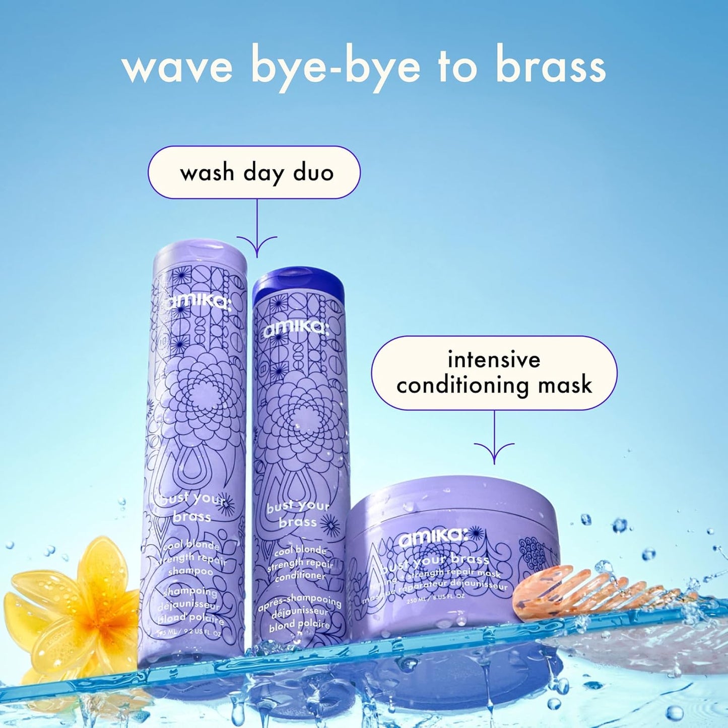 Amika Bust Your Brass Toning + Strength Repair Mask