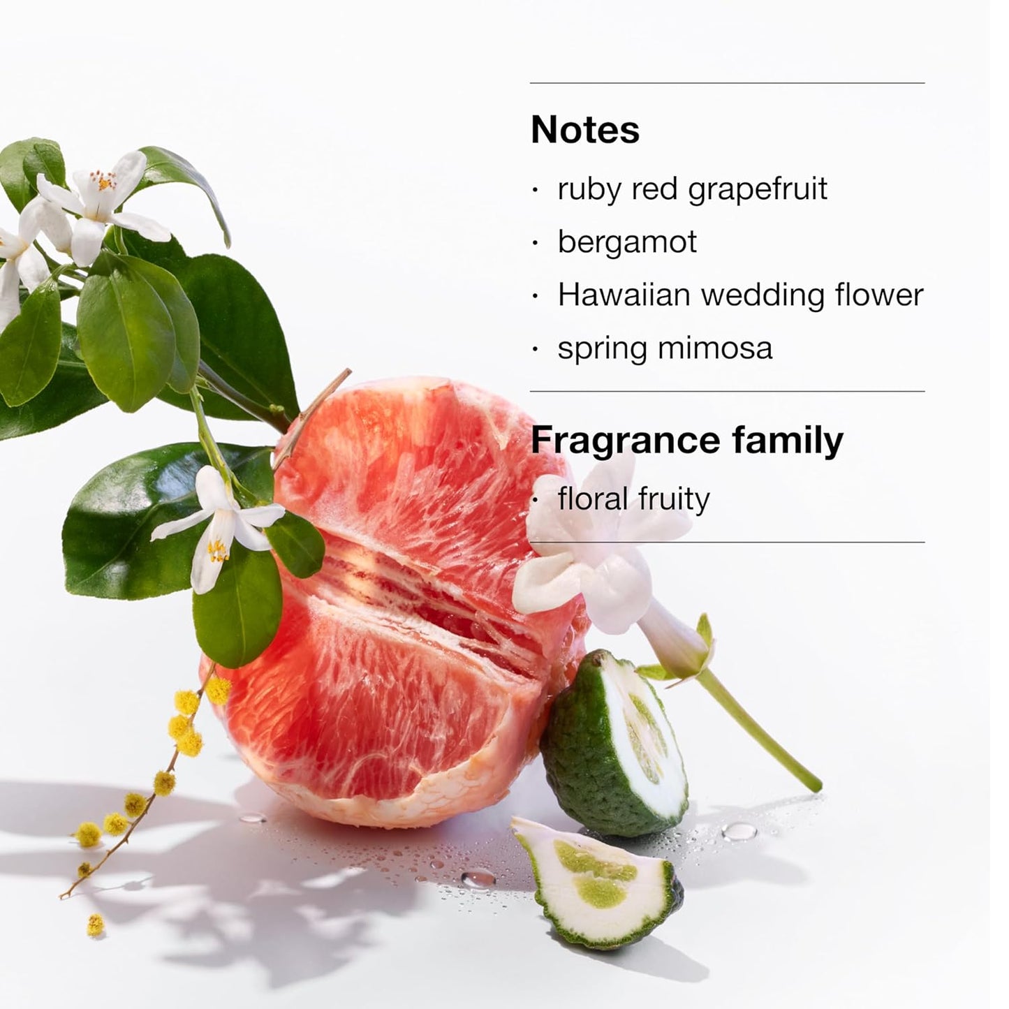 Happy Eau De Parfum Spray | Notes of Grapefruit, Bergamot, Hawaiian Wedding Flower + Spring Mimosa | Perfumes for Women