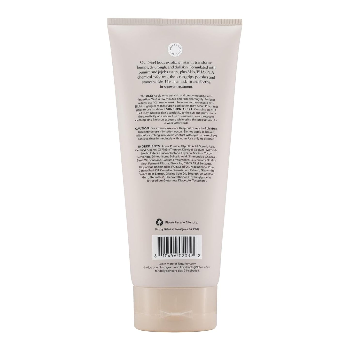 KP Body Scrub & Mask for Keratosis Pilaris, Bump Eraser Shower Scrub & Exfoliator for Skin, 8 Oz