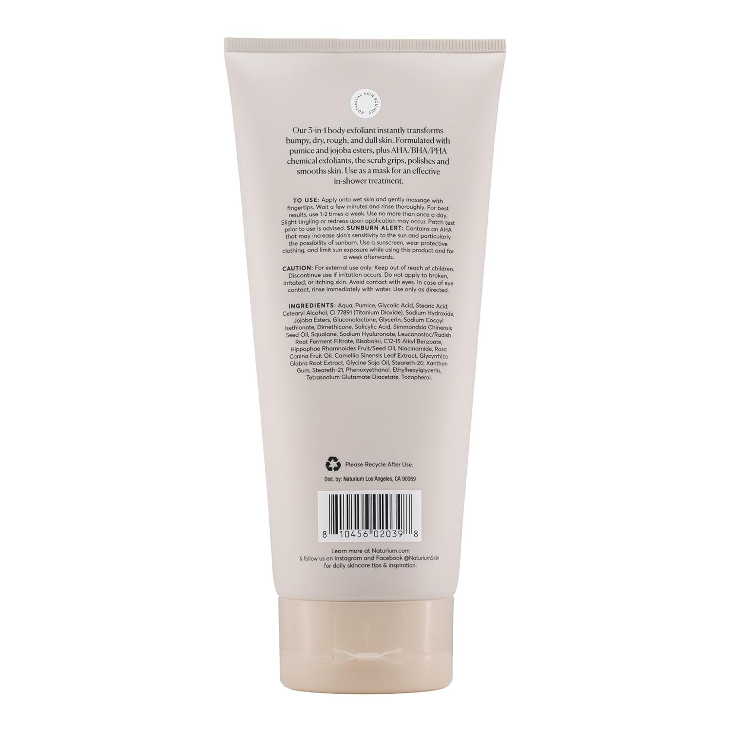 KP Body Scrub & Mask for Keratosis Pilaris, Bump Eraser Shower Scrub & Exfoliator for Skin, 8 Oz