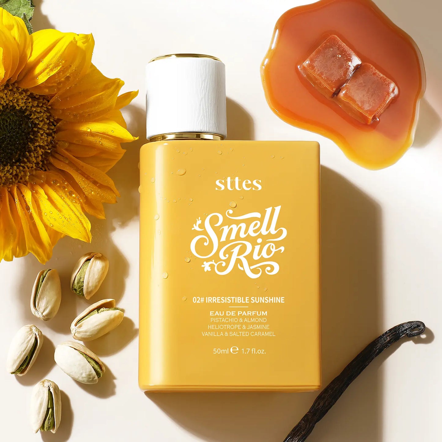 New!50Ml Sttes Perfume 02 Irresistible - Perfume for Women - Pistachio, Vanilla & Salted Caramel Eau De Parfum 50Ml