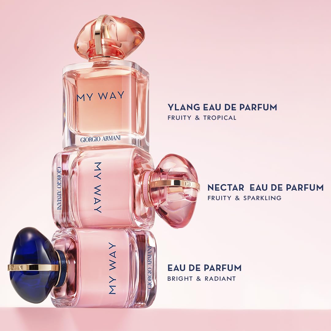 Armani Beauty - My Way - Eau de Parfum - Women's Perfume - Floral Woody Fragrance - Bergamot, Orange Blossom, Tuberose, Jasmine, Cedarwood, Vanilla and White Musk Notes