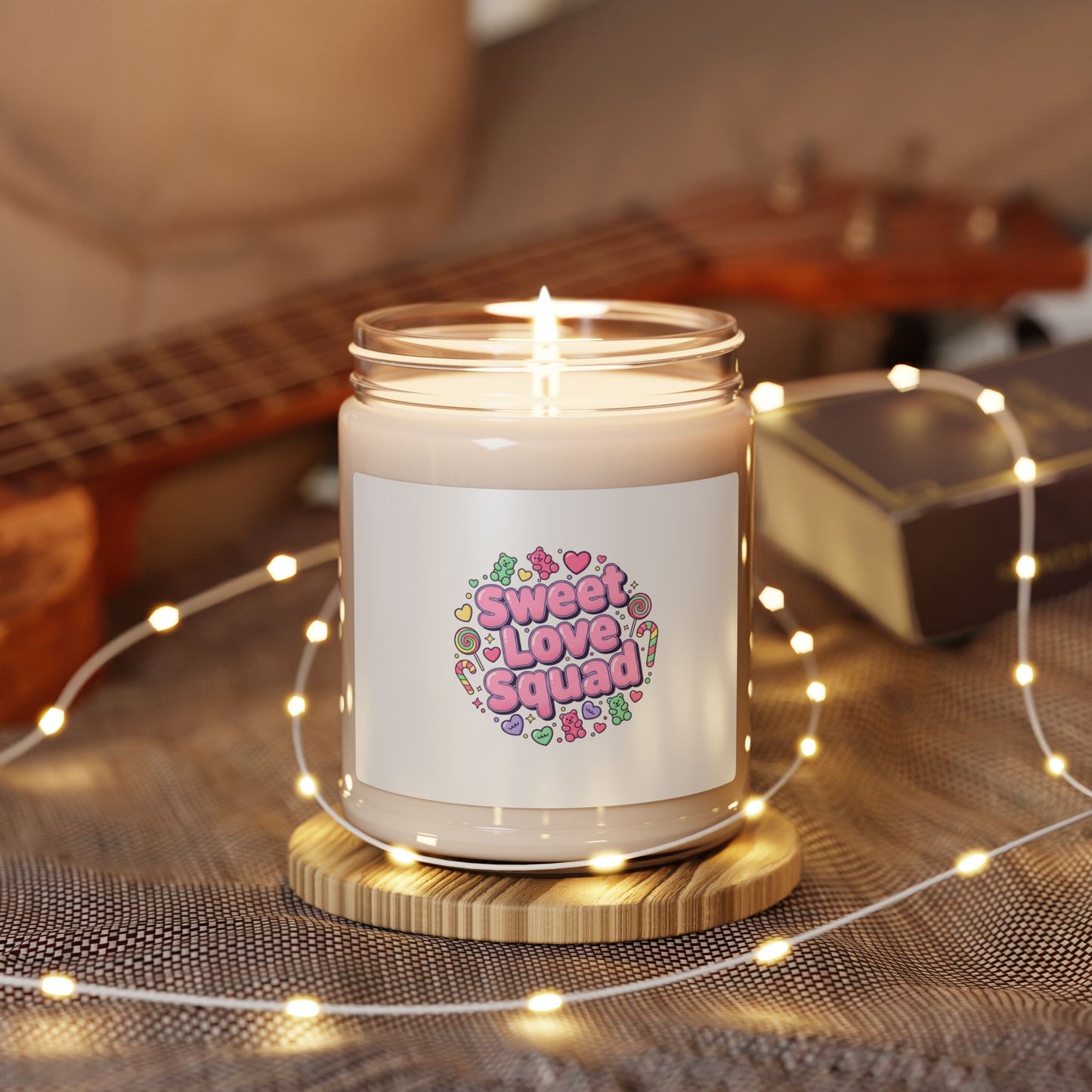 Sweet Love Squad Candle | Valentine Candycore, Pastel Candy Heart Jar