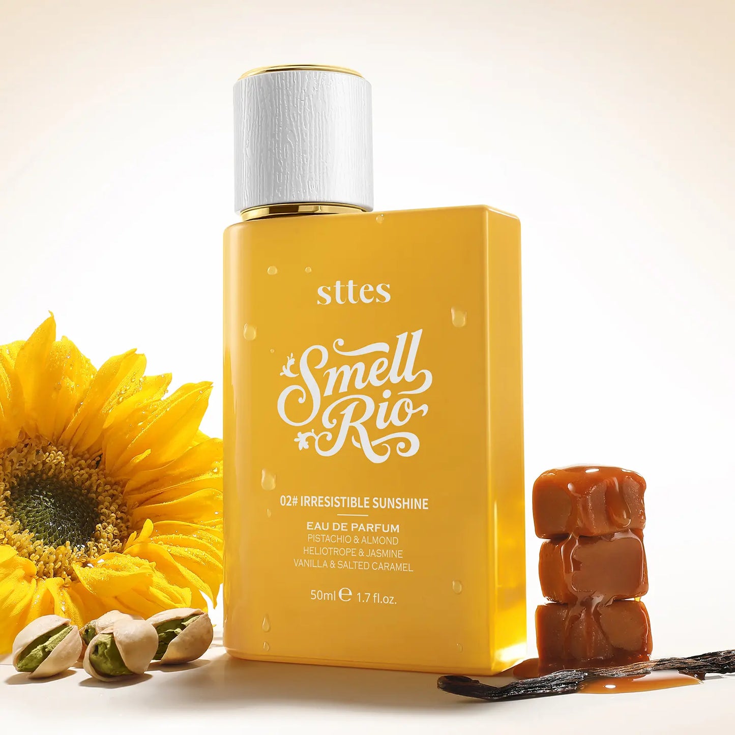 New!50Ml Sttes Perfume 02 Irresistible - Perfume for Women - Pistachio, Vanilla & Salted Caramel Eau De Parfum 50Ml
