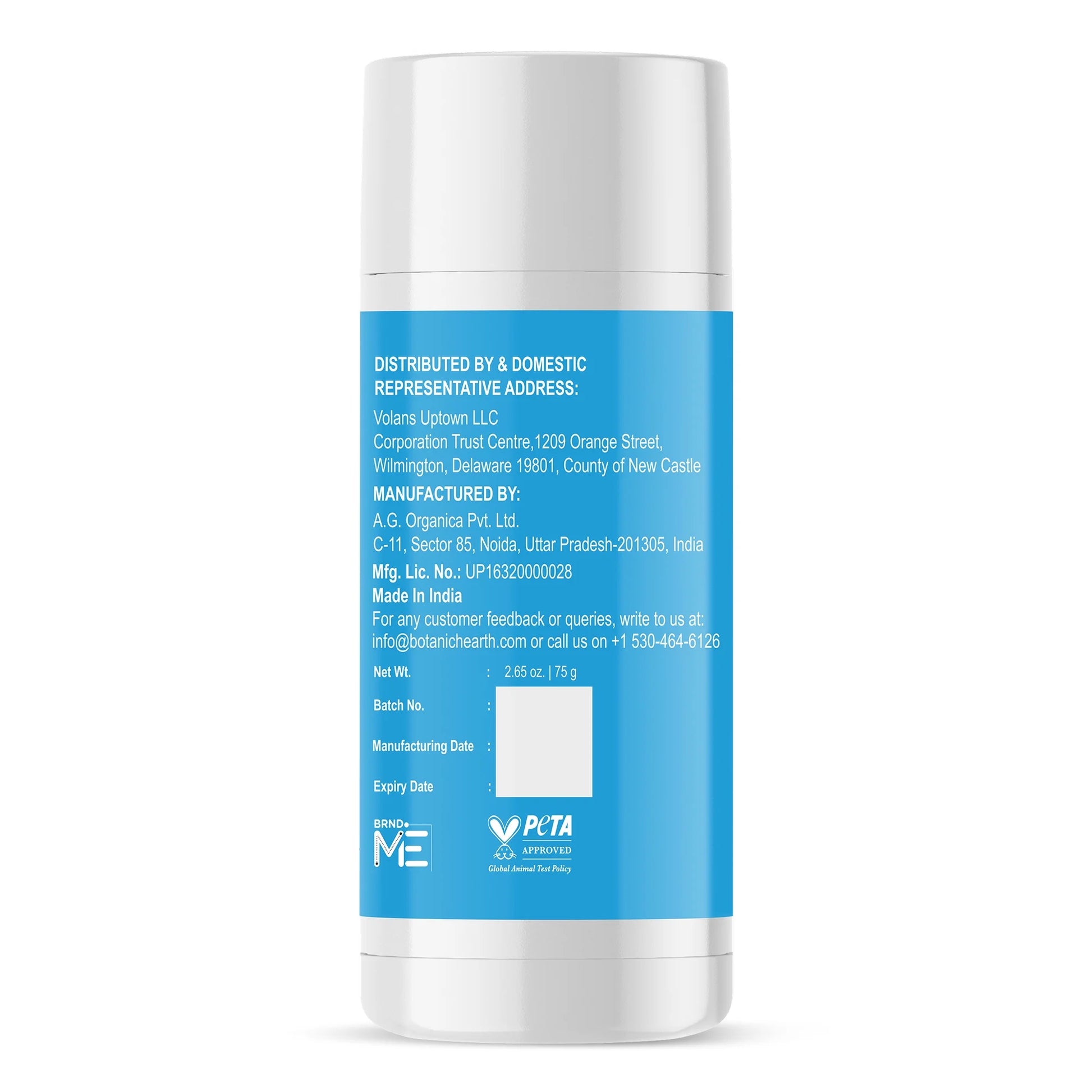 Summer Breeze Full Body Deodorant Stick with Probiotics & Niacinamide, Aluminum Free, 2.65 Fl Oz (75 G), Natural Deodorant for Men & Women