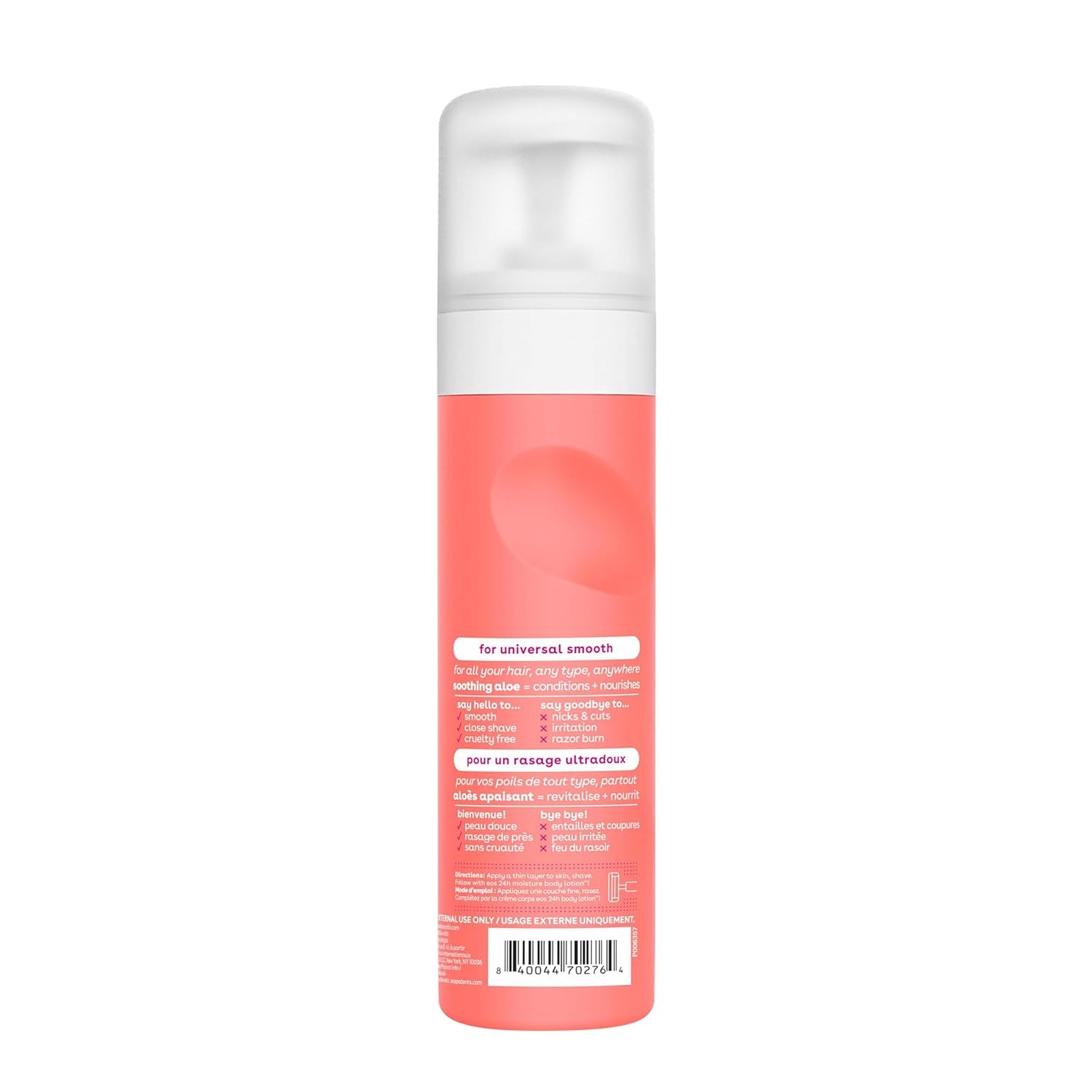 Shea Better Shave Cream- Pink Citrus, Shea Butter Skincare, Shaving Cream for Women, 7 Fl Oz, 2-Pack