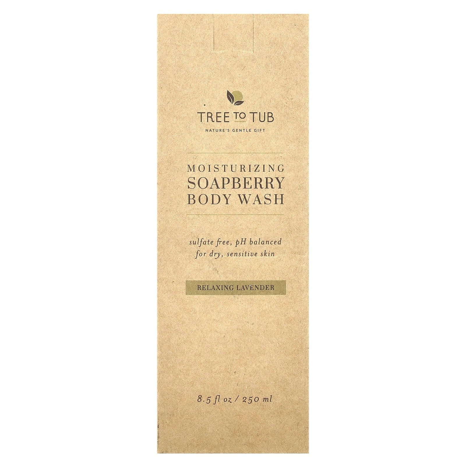 Moisturizing Soapberry Body Wash, Relaxing Lavender, 8.5 Fl Oz (250 Ml)