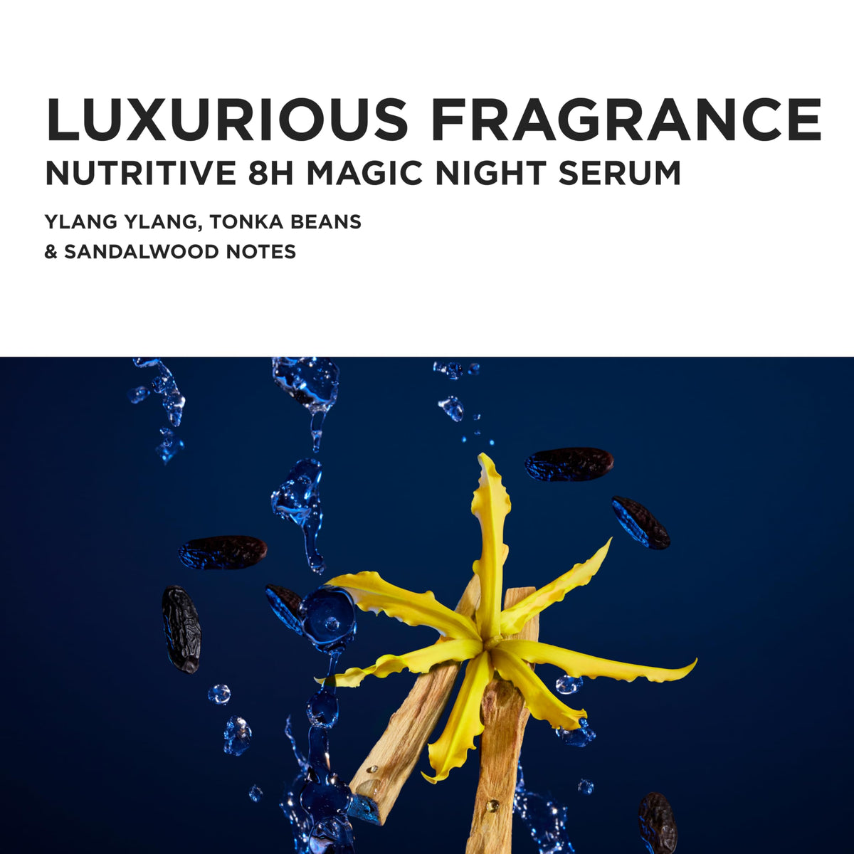 Kerastase Nutritive 8H Magic Night Serum - Overnight Treatment for Dry Hair, Enhances Shine, Nourishes and Reduces Frizz, With Plant-Based Proteins