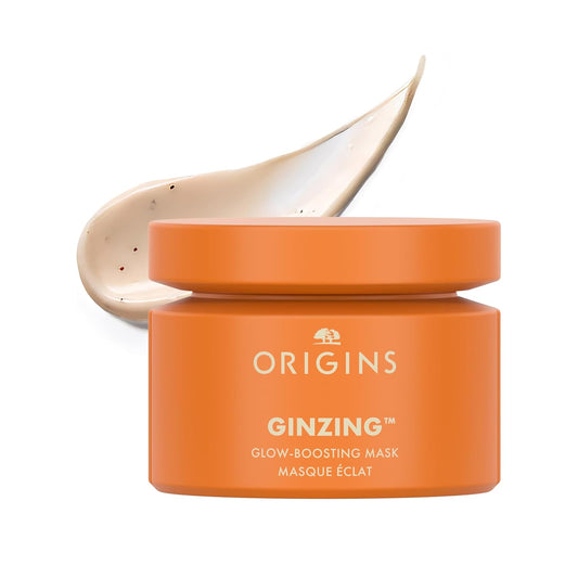 Ginzing Glow-Boosting Face Mask | Visibly Brightens Skin Now & over Time | with Vitamin C & Caffeine from Coffee Beans, 2.5 Fl Oz