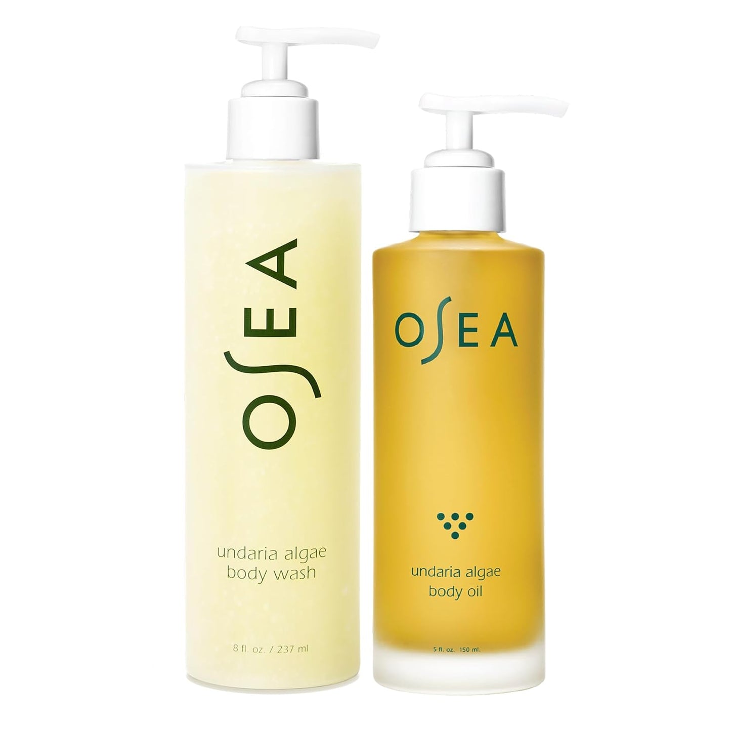 Undaria Cleanse & Glow Duo - Undaria Algae Body Oil & Undaria Algae Body Wash