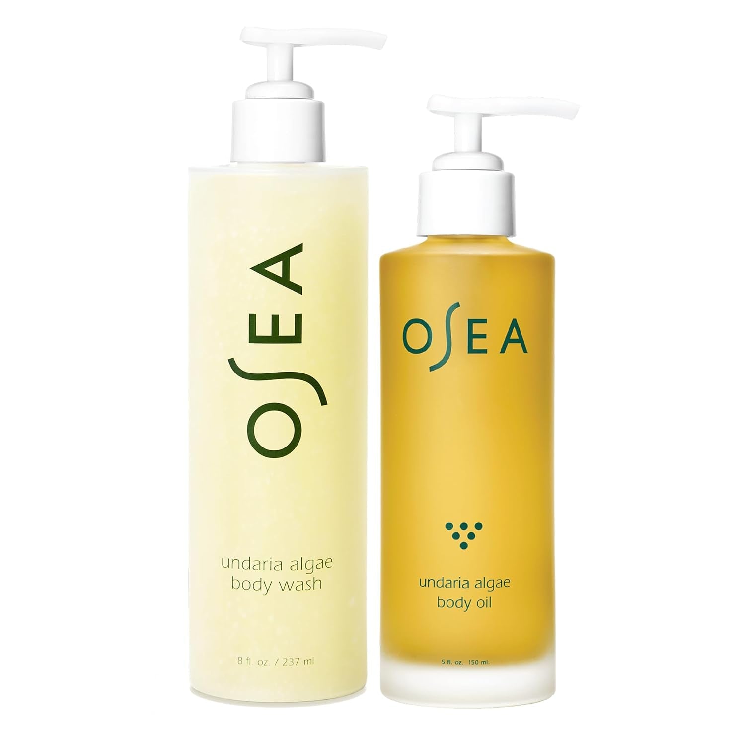 Undaria Cleanse & Glow Duo - Undaria Algae Body Oil & Undaria Algae Body Wash