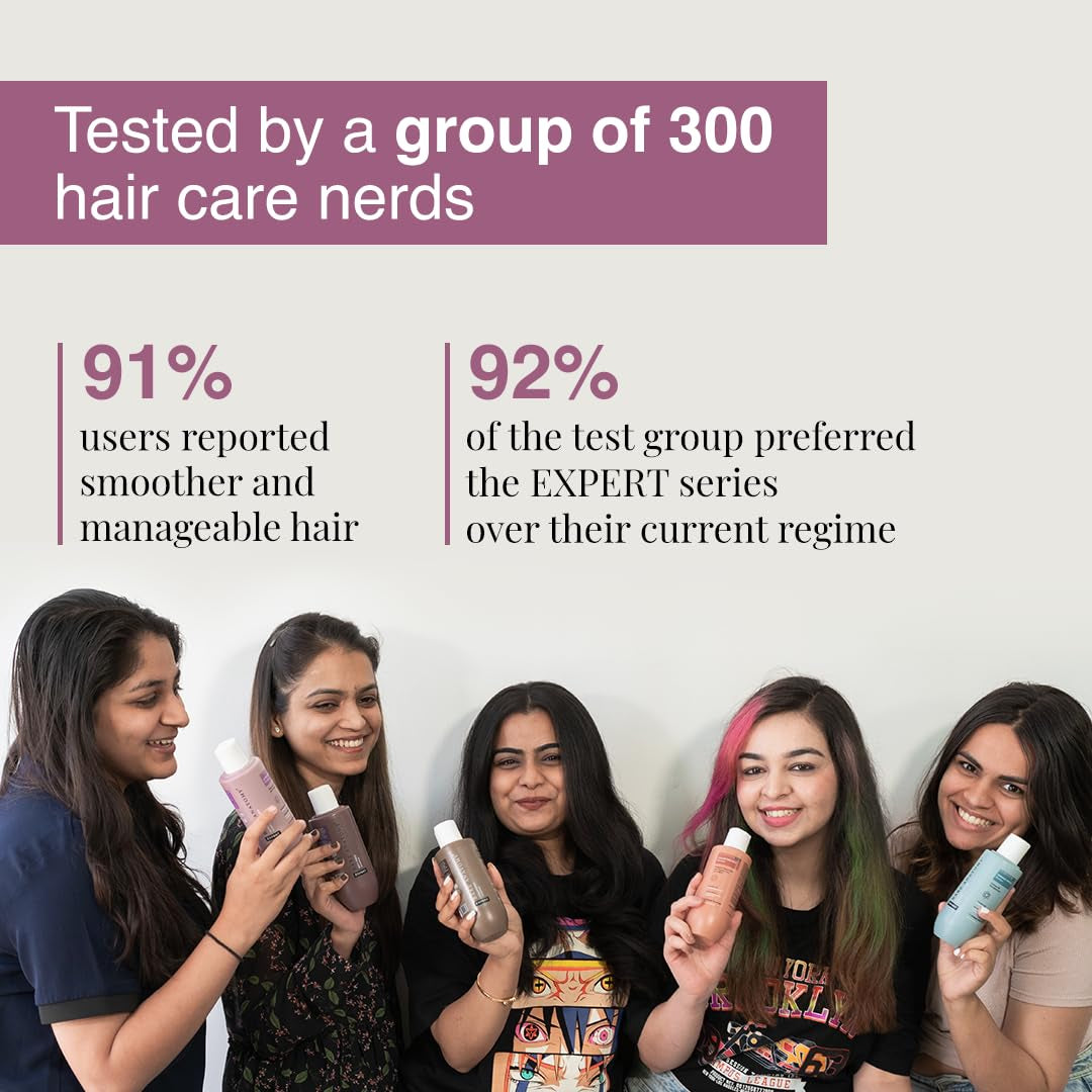 Ultra Smoothing Hair Shampoo | Restores Smoothing & Texture by 27% | Dry & Frizzy Hair | Paraben & Sulfate Free | for Women & Men | 250Ml