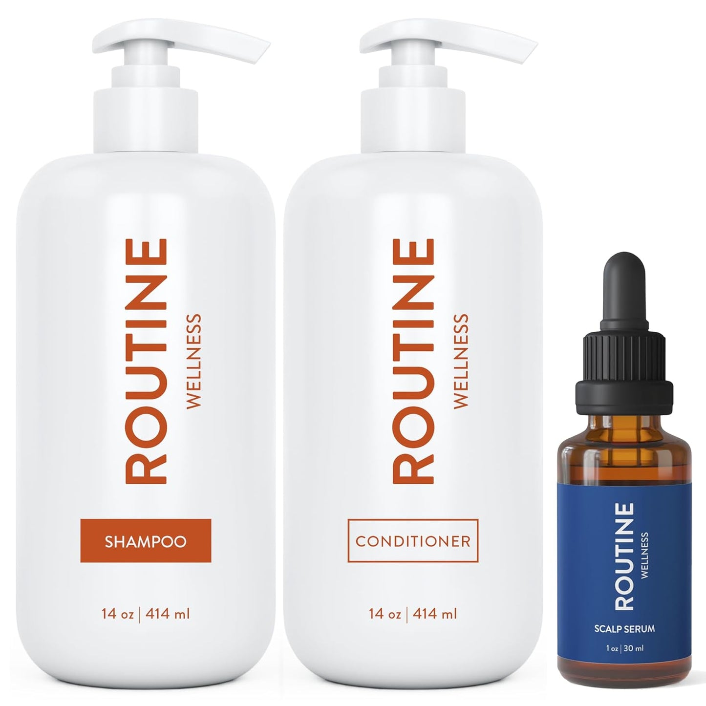 Anti-Thinning Shampoo and Conditioner Set for Thinning Hair - Biotin DHT Blocker Women & Men - Color Safe Shampoo for Hair Loss & Healthier Hair - Coconut & Vanilla (Pack of 2)
