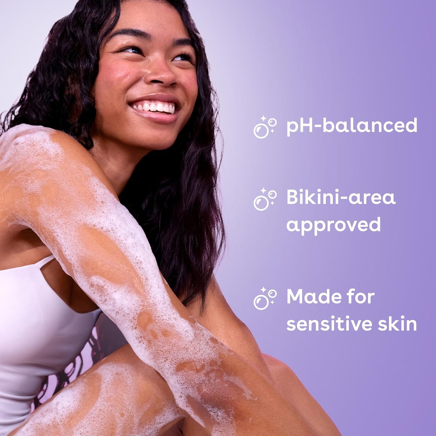 Body Wash, Vanilla, Moisturizing Creamy Gel Formula with Shea Butter, Glycerin, Vitamin E, Ph Balanced, Sensitive Skin, Vegan, 16 Fl Oz