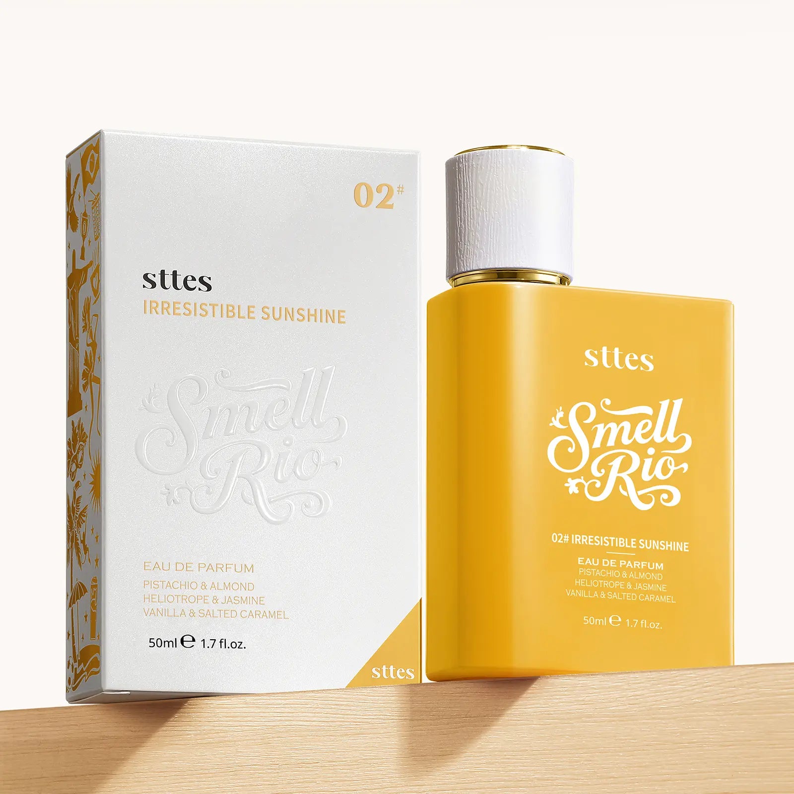 New!50Ml Sttes Perfume 02 Irresistible - Perfume for Women - Pistachio, Vanilla & Salted Caramel Eau De Parfum 50Ml