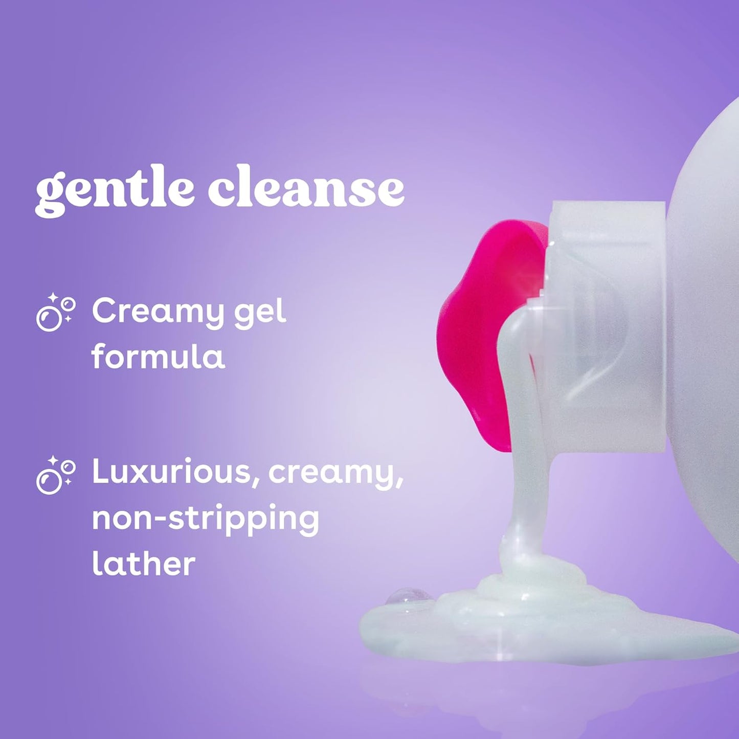 Body Wash, Vanilla, Moisturizing Creamy Gel Formula with Shea Butter, Glycerin, Vitamin E, Ph Balanced, Sensitive Skin, Vegan, 16 Fl Oz