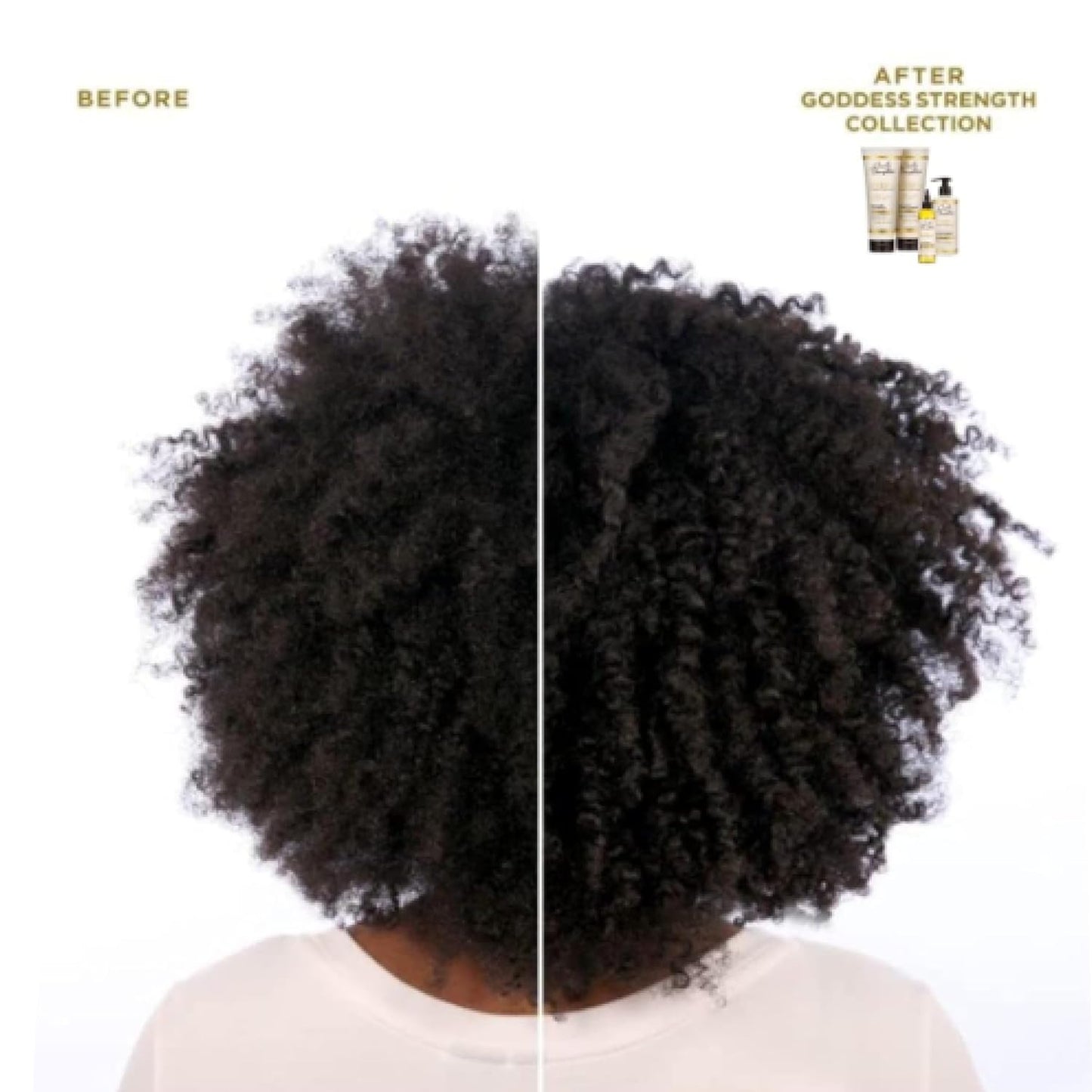 Goddess Strong Bundle: Hair Care Kit with Shampoo, Conditioner, Leave-In Treatment and Scalp Oil, 4 Items