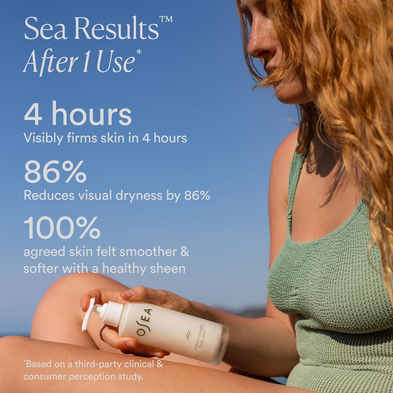 Undaria Algae™ Body Lotion 5 Oz - Ultra-Hydrating & Lightweight Body Lotion - Firms Skin in 4 Hours - Packed with Undaria Seaweed & Hyaluronic Acid - for Dry, Normal, & Combination Skin
