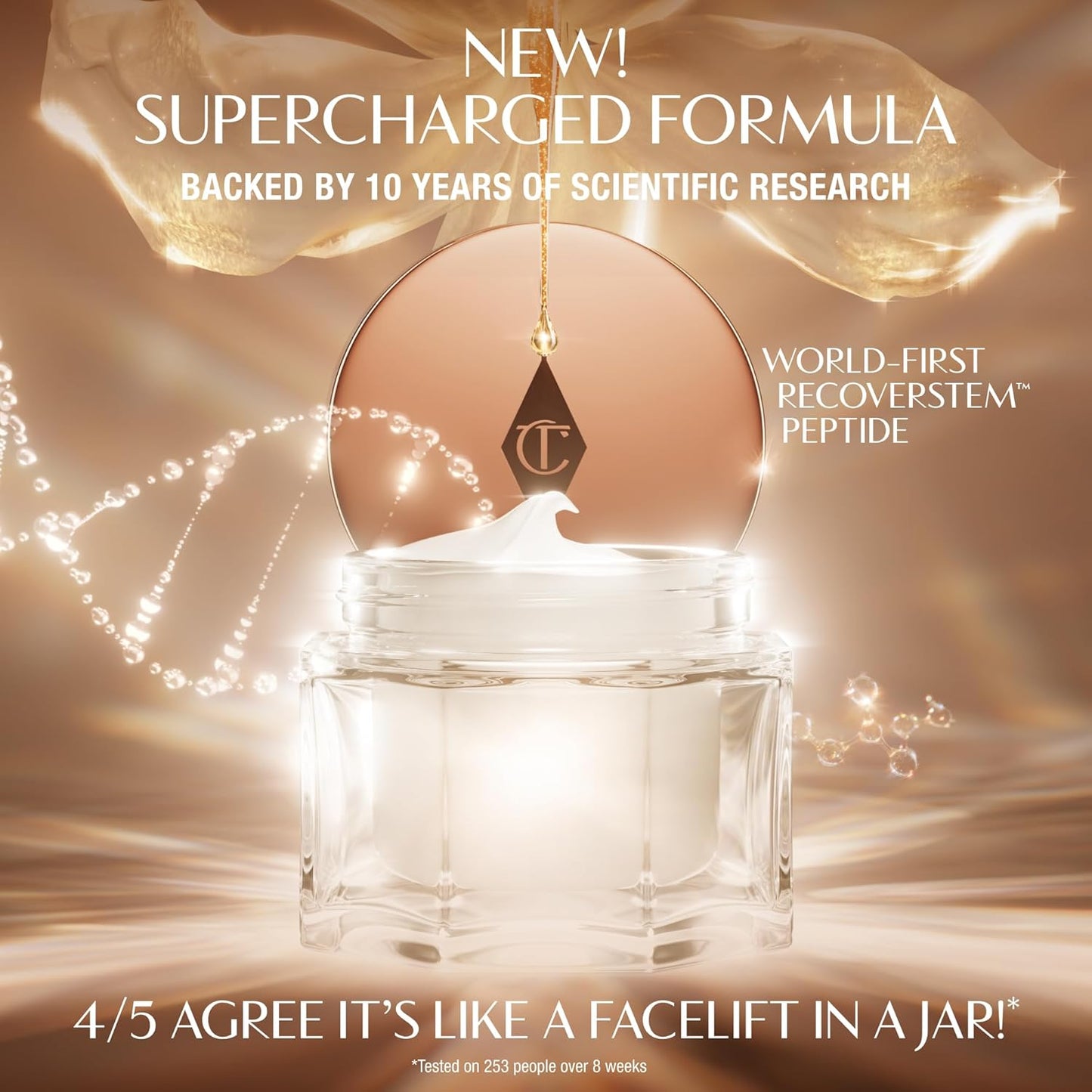Magic Cream Face Moisturizer - Firming & Hydrating Face Cream to Create a Smoother-Looking Base for Makeup - Enriched with Vitamins C & E, Peptide Complex & Hyaluronic Acid