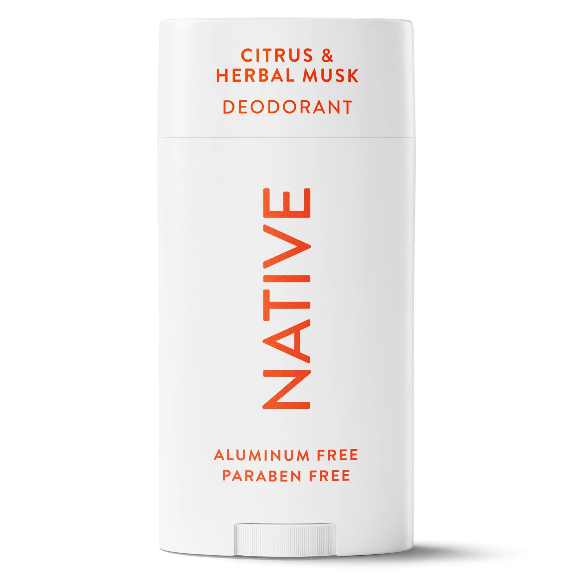 Aluminum Free Deodorant for Men, 72 Hour Solid Deodorant Stick, Citrus & Herbal Musk, 3.1Oz