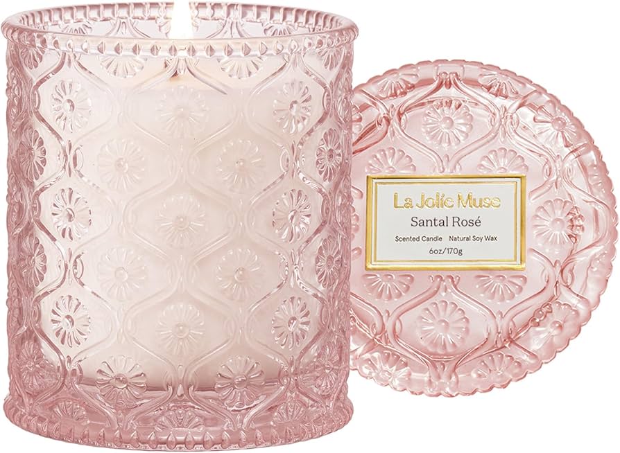 Santal Rose Candle (Saffron, Rose & Leather)