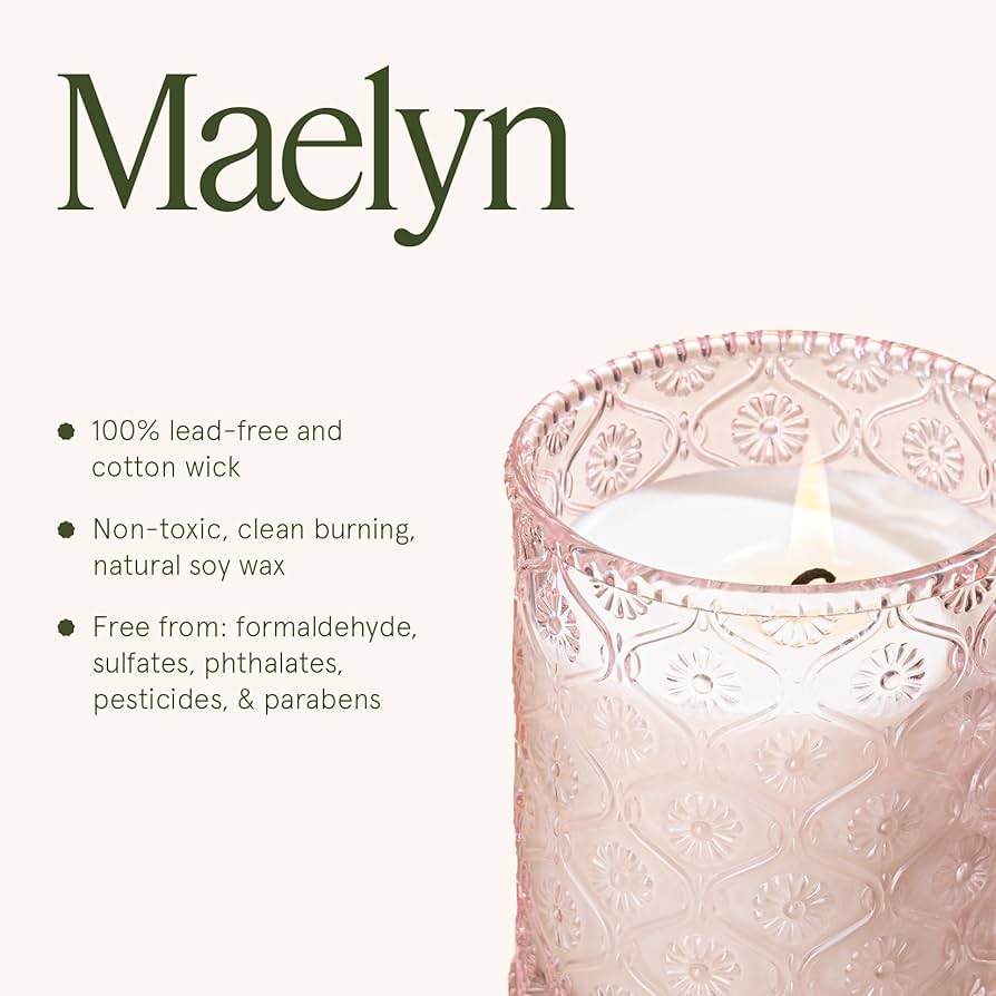 Santal Rose Candle (Saffron, Rose & Leather)