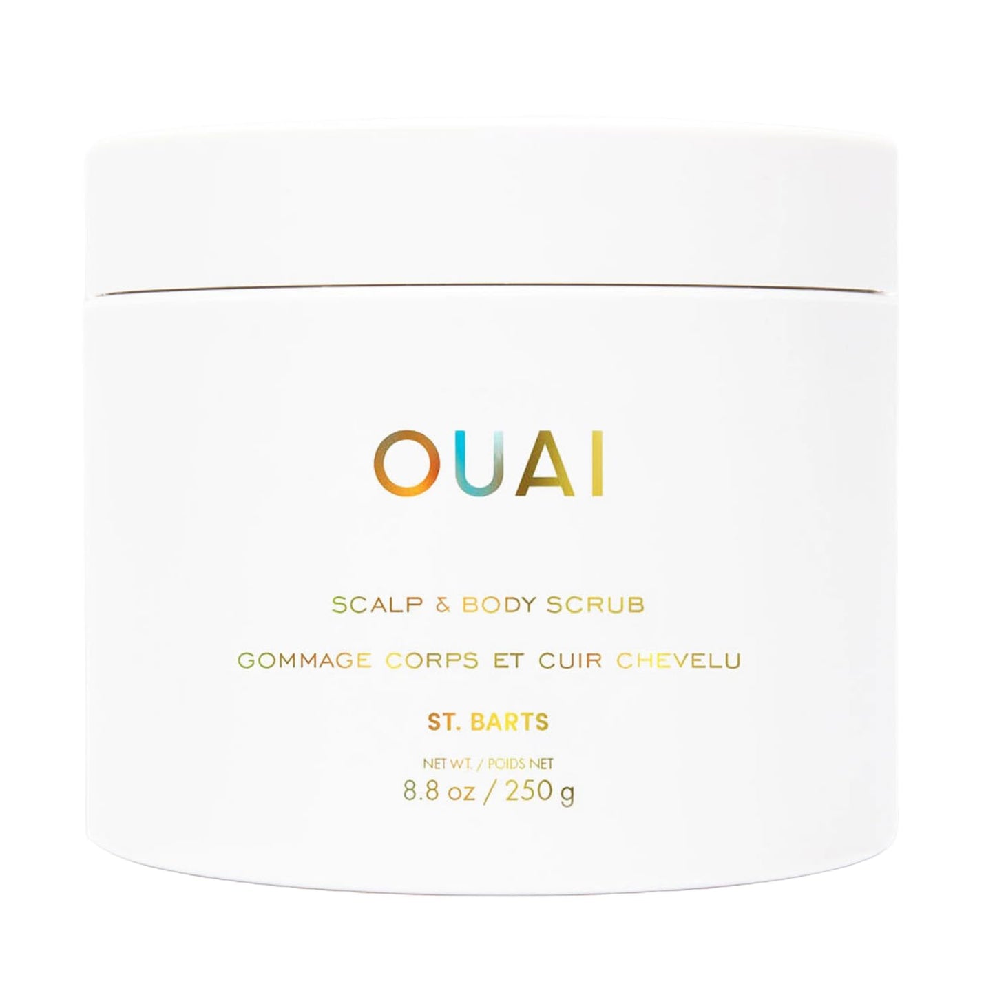 Scalp & Body Scrub, St. Barts - Exfoliating Body Scrub with Sugar & Coconut Oil Blend for Smooth, Moisturized Skin - Gentle Scalp Exfoliator for Removing Product Build up (8.8 Oz)