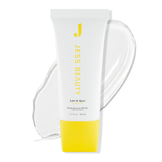 | Let It Sun 50+ Sunscreen Green Tea & Aloe Extract | Skincare Sun Protection 1.7 Fl Oz