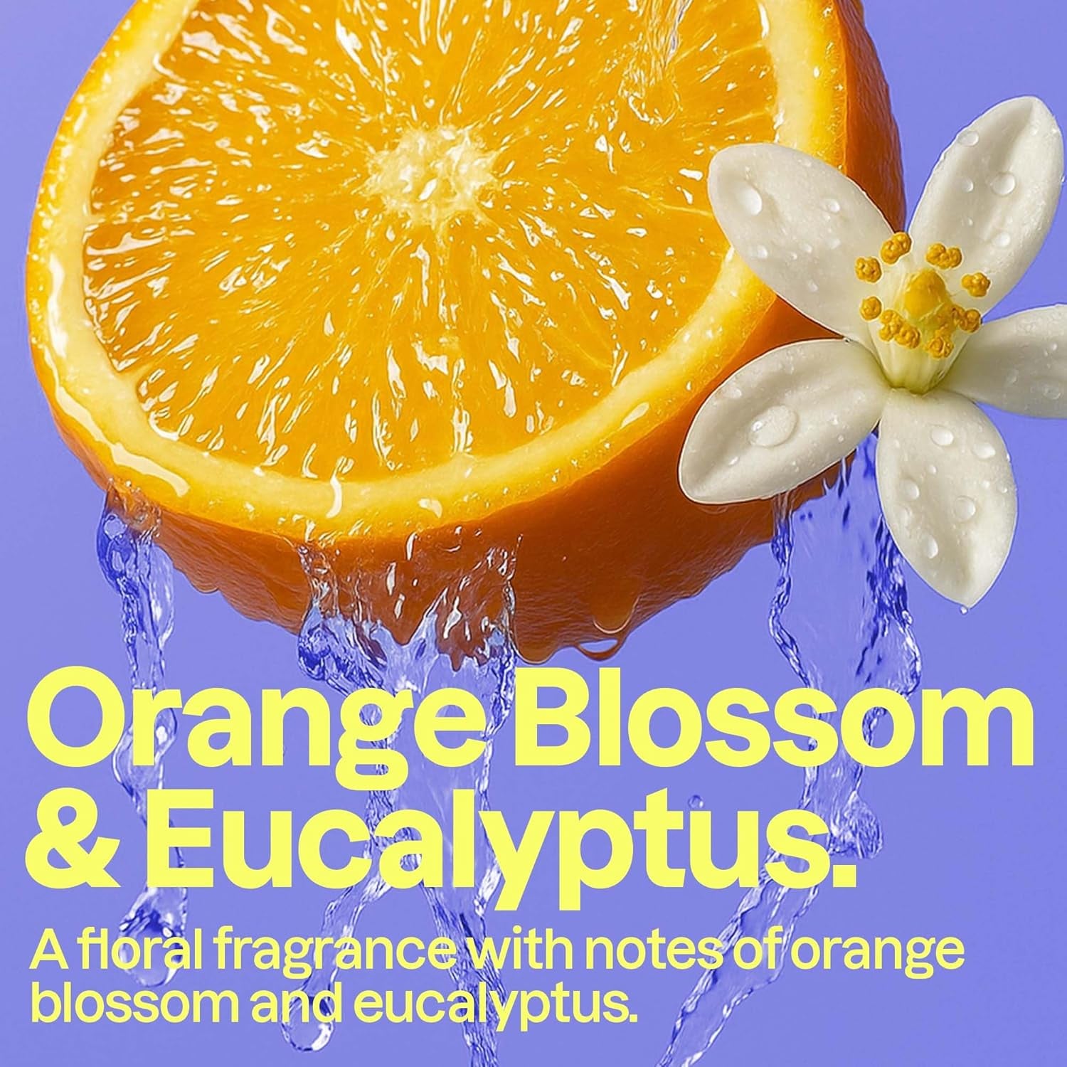 Body Wash, EWG Verified Shower Gel, Dermatologically Tested, Plant and Mineral-Based, Vegan Personal Care Products, Orange Blossom & Eucalyptus, 32 Fl Oz