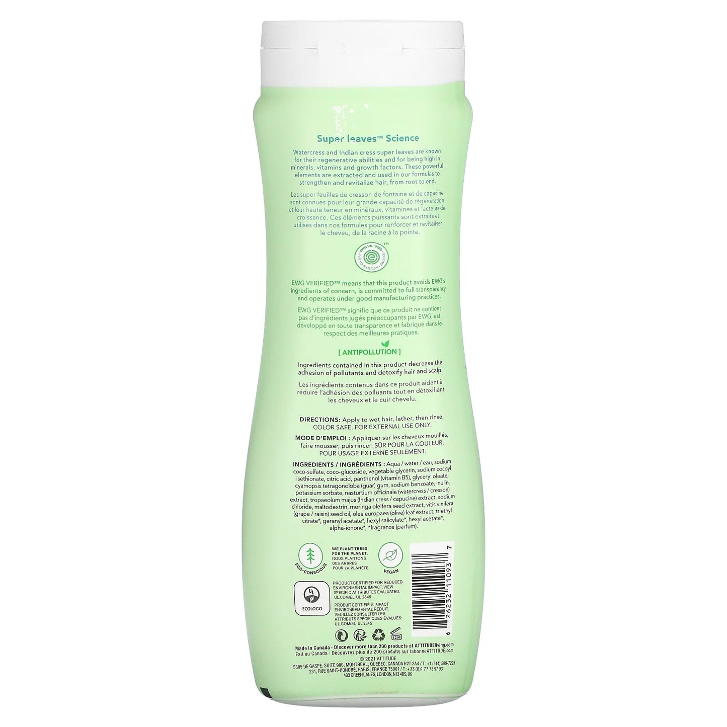 Super Leaves Nourishing Shampoo - 16 Oz