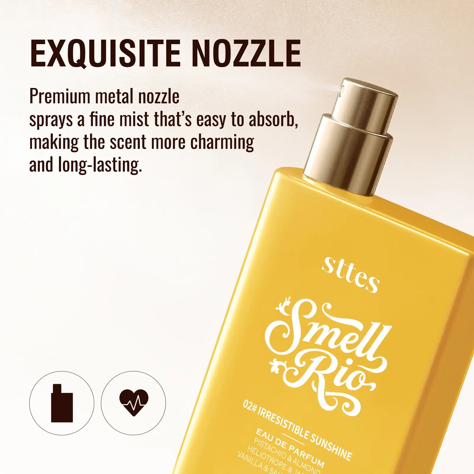 New!50Ml Sttes Perfume 02 Irresistible - Perfume for Women - Pistachio, Vanilla & Salted Caramel Eau De Parfum 50Ml