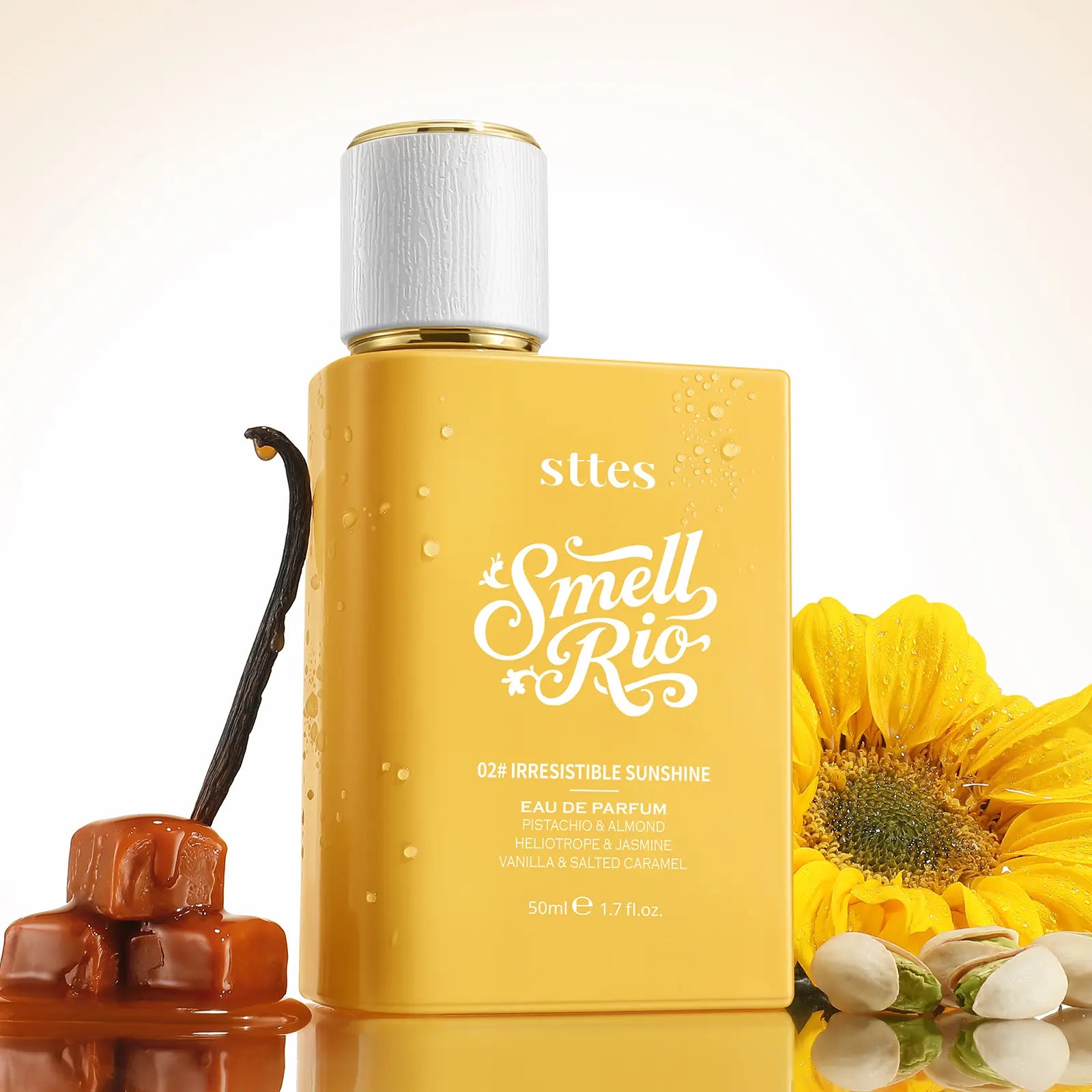 New!50Ml Sttes Perfume 02 Irresistible - Perfume for Women - Pistachio, Vanilla & Salted Caramel Eau De Parfum 50Ml