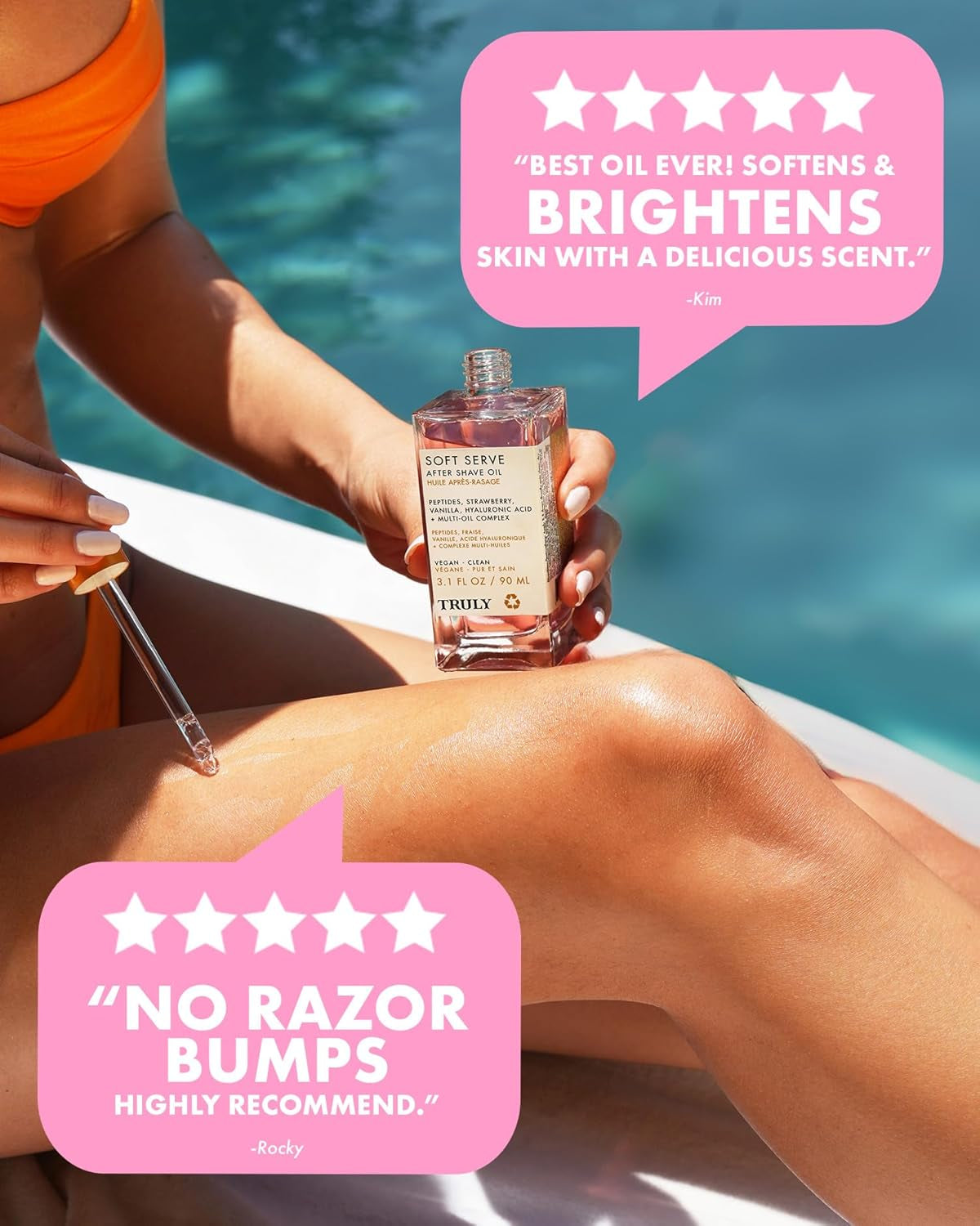 Truly Luxury after Shave Oil | Soothing & Hydrating Treatment to Prevent Ingrown Hair for Smooth, Irritation-Free Skin for Daily Use