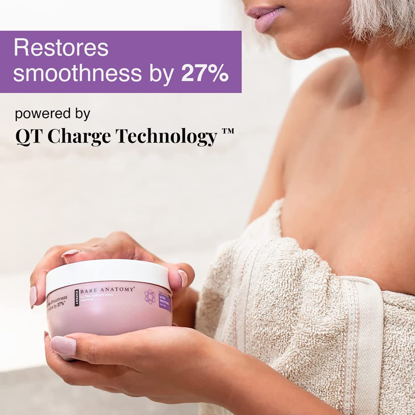Ultra Smoothing Shampoo + Hair Mask + Serum Kit | Carbohydrate Complex & Niacinamide | Dry & Frizzy Hair | Paraben & Sulphate Free | Women & Men | 250Ml + 250G + 50Ml