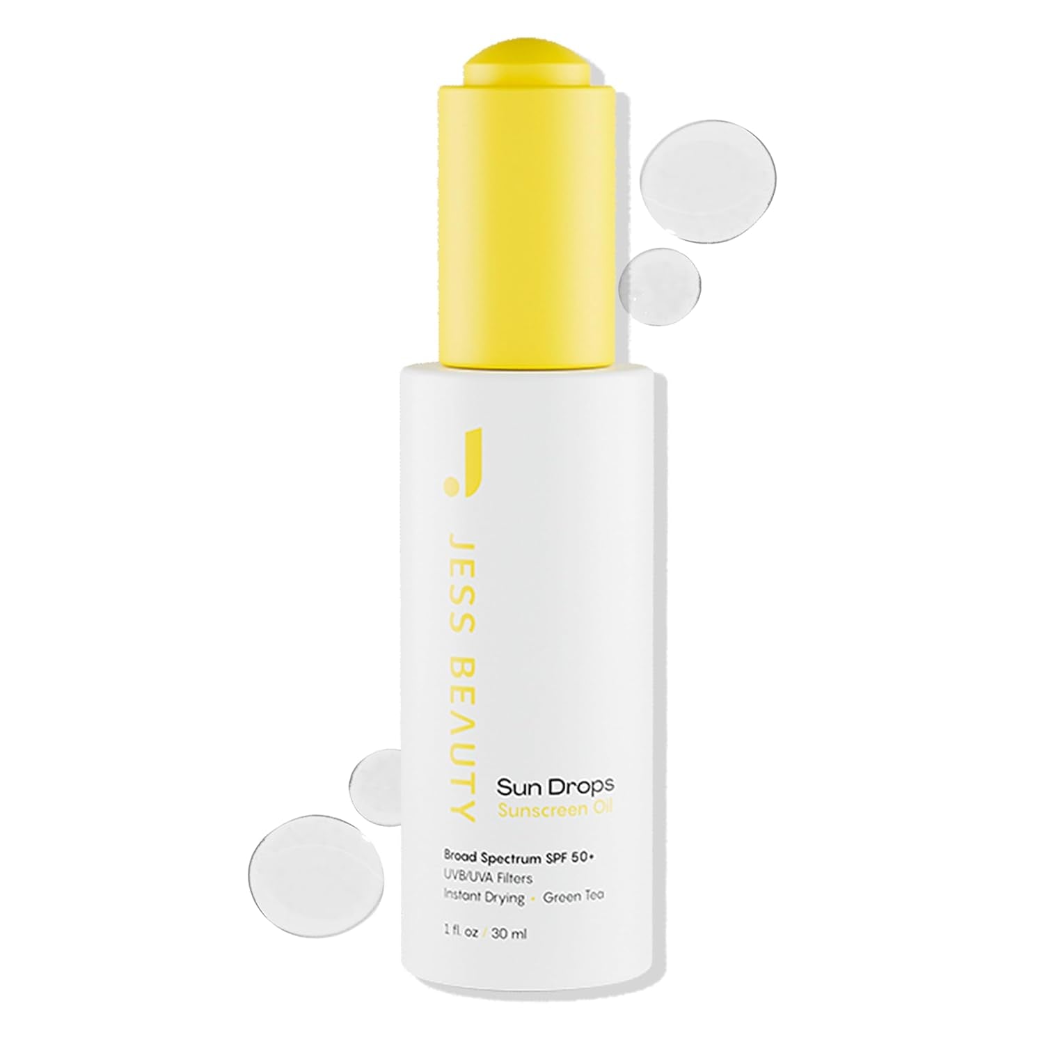 | Face Sunscreen Sun Drops SPF 50 Skin Care Oil with Camellia Sinensis & Squalane | Skincare Fast Drying 1 Fl. Oz