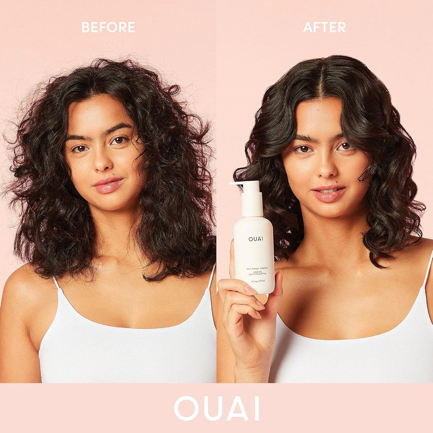 anti Frizz Cream Travel Size - Moisturizing Hair Cream with Frizz Control & Heat Protection - Provides Hydration with Jackfruit & Beetroot Extract - Paraben, Phthalate & Sulfate Free (3 Oz)