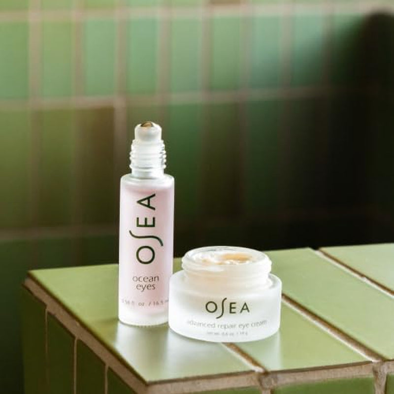 Eye Care Duo - Ocean Eyes Age-Defying Serum Roller Ball and Advanced Repair Eye Cream
