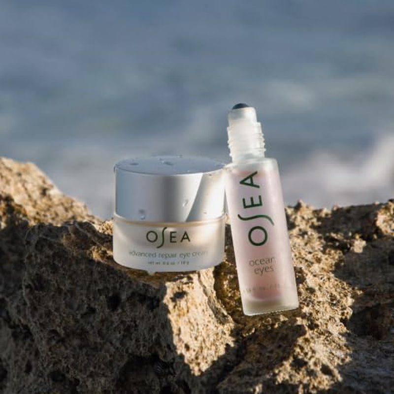Eye Care Duo - Ocean Eyes Age-Defying Serum Roller Ball and Advanced Repair Eye Cream